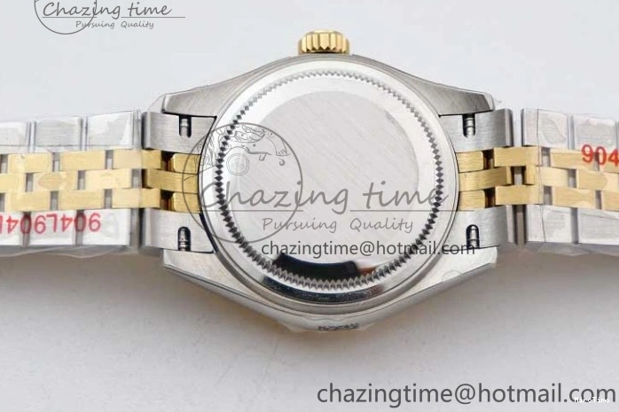 MiroTime 0420 Minimalist Datejust 28mm 279179 SS YG TWF Best Edition Gold Diamonds Markers Dial on SS YG Jubilee Bracelet NH 2141